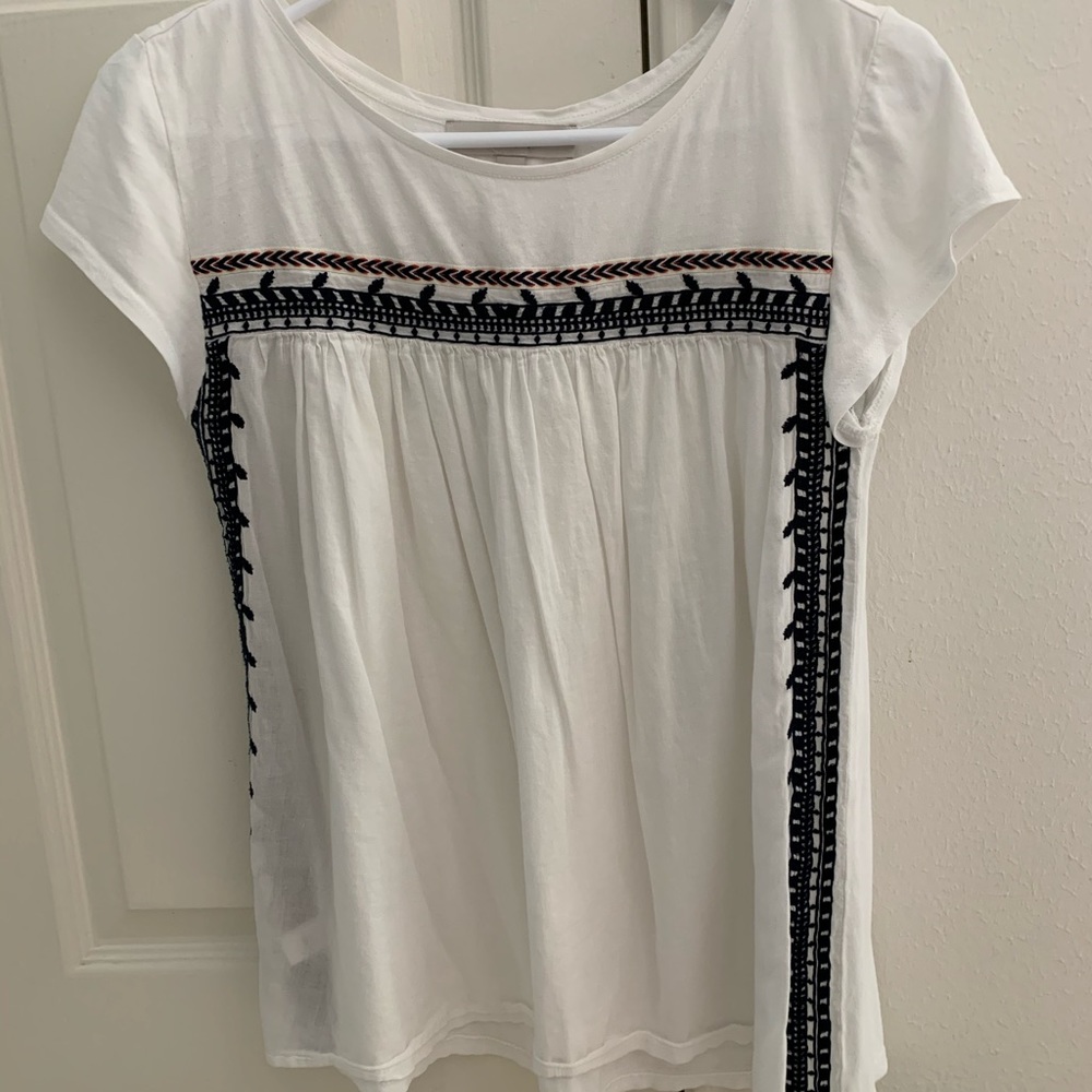 (Worn) White Tunic Top